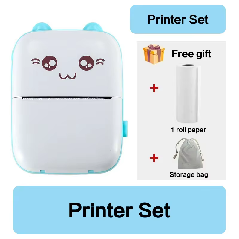 Mini-imprimante thermique Portable sans fil, 58MM, Bluetooth, de poche, Compatible avec IOS et Andro