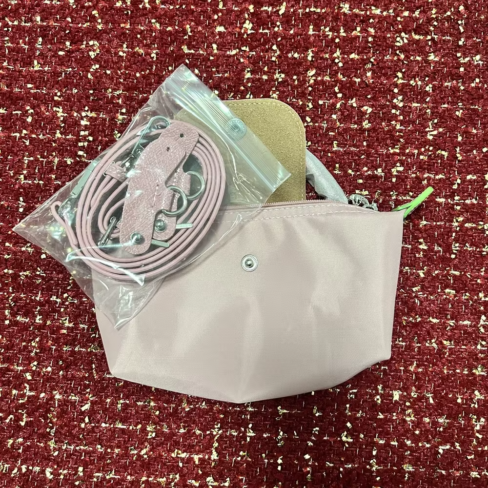 1 ensemble de sacs à bandoulière en nylon imperméable LC de haute qualité pour femmes, sac à main dé