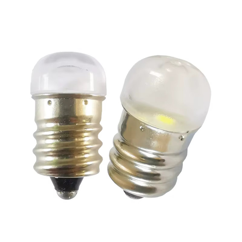 Mini Ampoule LED E12, 5V, 12 V, 24V, 110V, 220V, Petite Bougie, Indicateur de Projecteur, Coque Givr