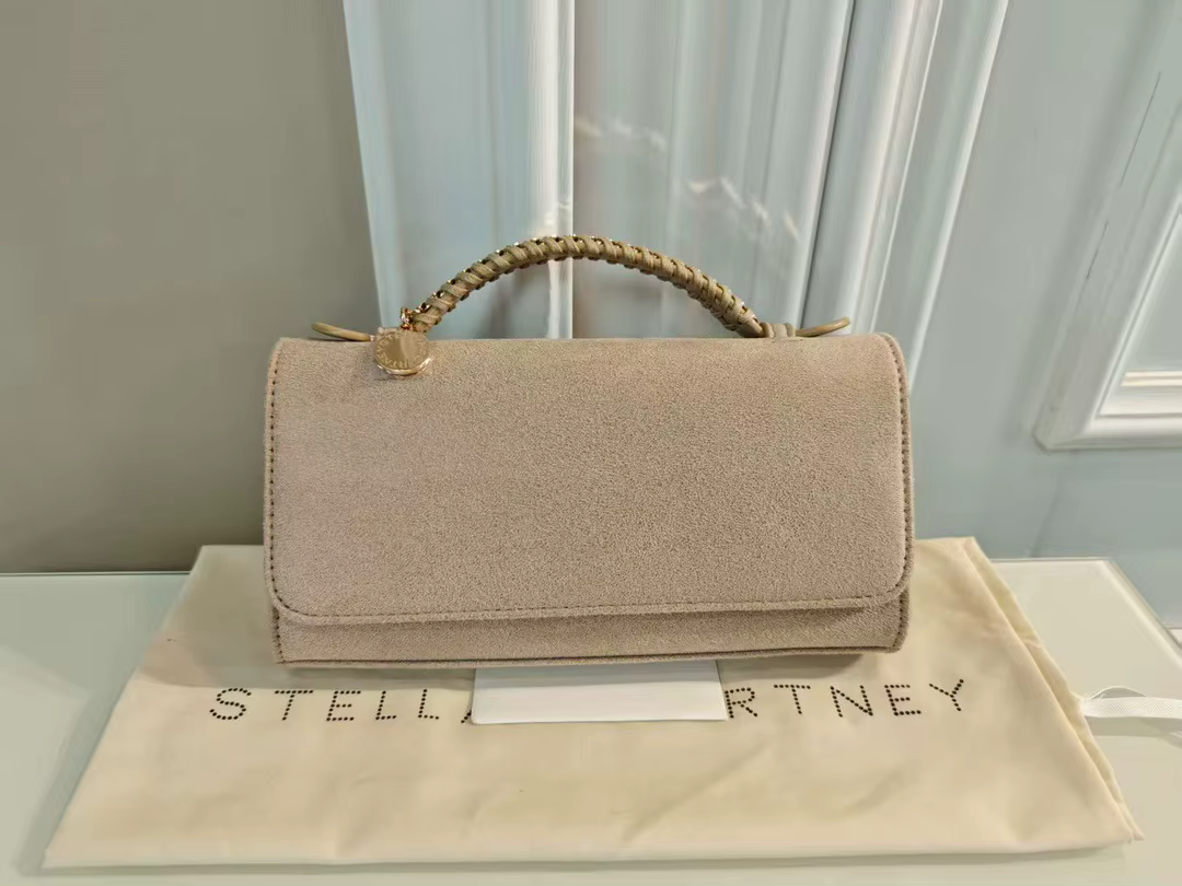 Sac à main en daim Stella pour femme, sac bandoulière à pois argentés, sac polyvalent à porter à la 