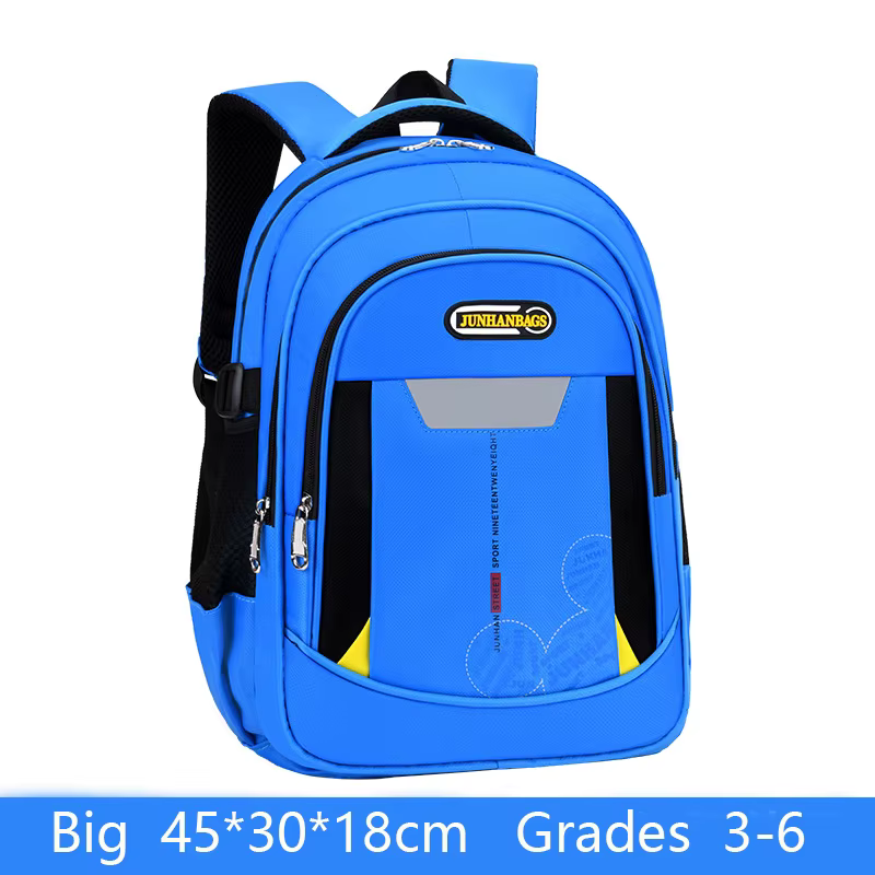 Sac à Dos d'École Primaire pour Garçon et Fille de 6 à 12 Ans, Cartable Étanche pour Enfant Adolesce
