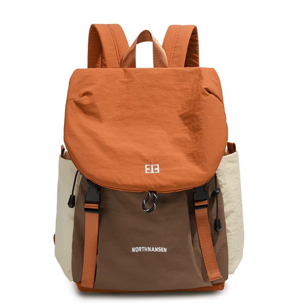 Sac à dos de voyage léger style universitaire, imperméable, style preppy, grande capacité, décontrac
