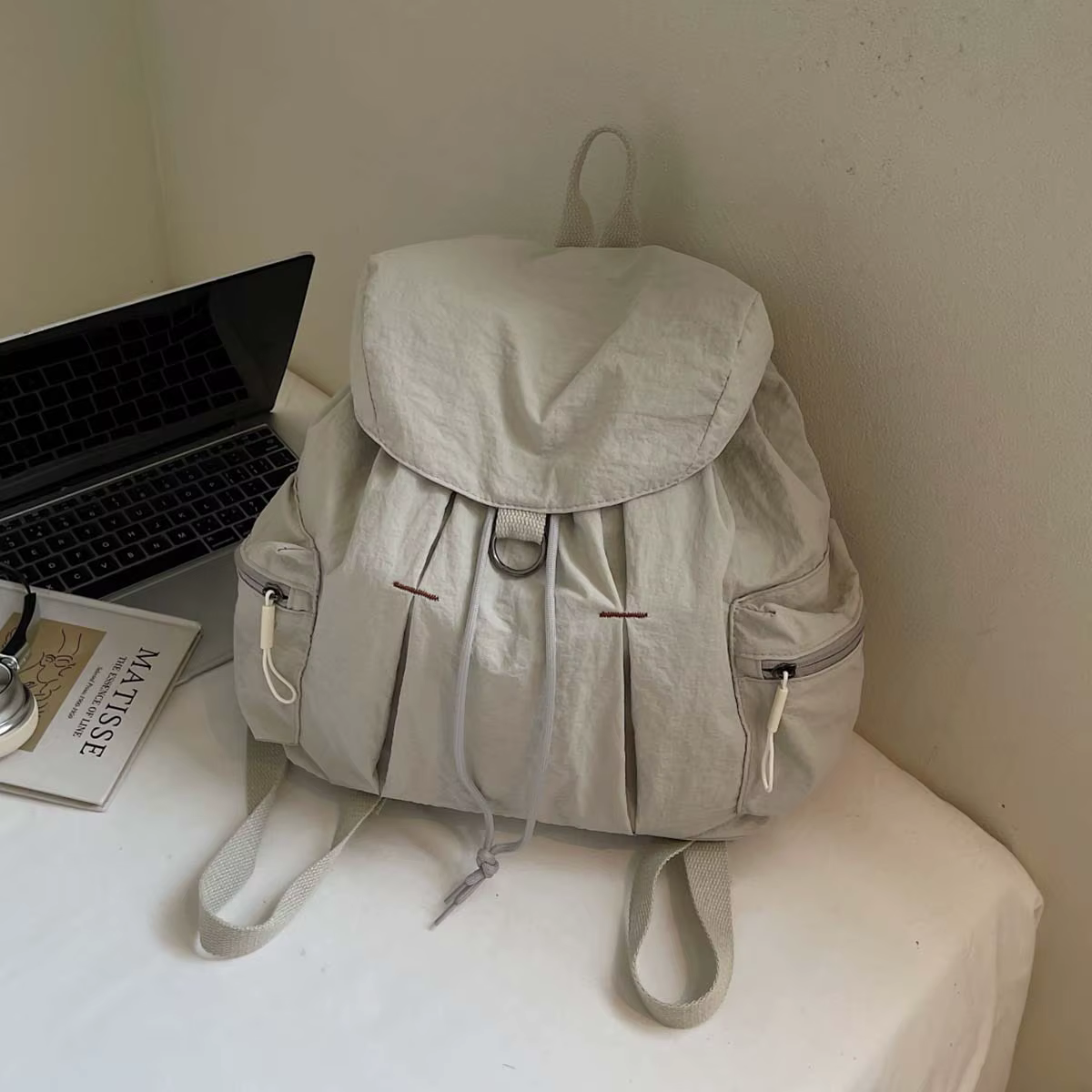 Sac à dos de banlieue léger pour femme, adapté à la randonnée en plein air, grande capacité, léger, 