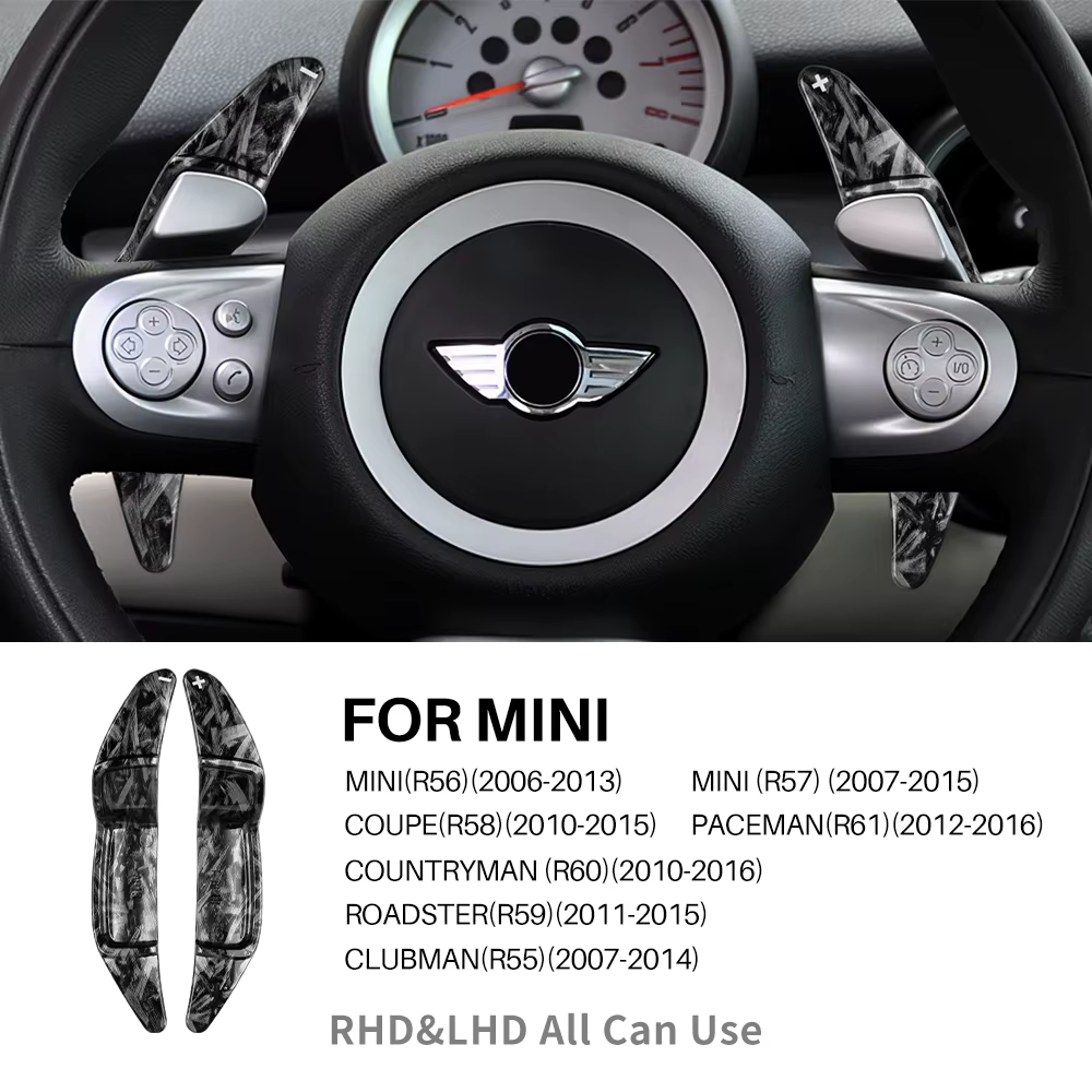 Extension de palette de manette de vitesse de volant de voiture pour MINI Roadster, R60, R61, R55, R