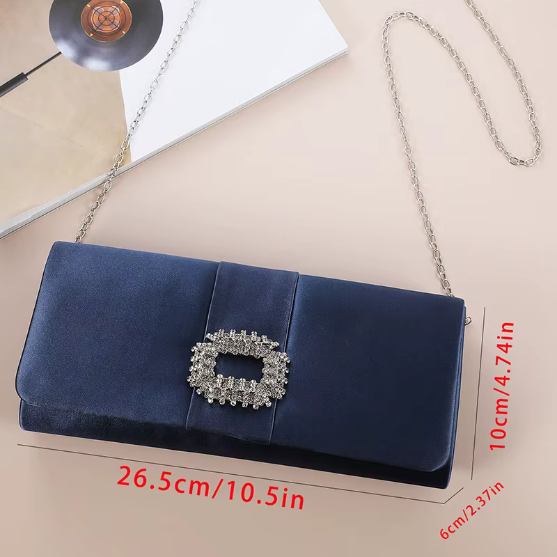 Pochette de Luxe en Velours pour Femme, Sac à Main en Diamants, à la Mode, pour Soirée, 2023