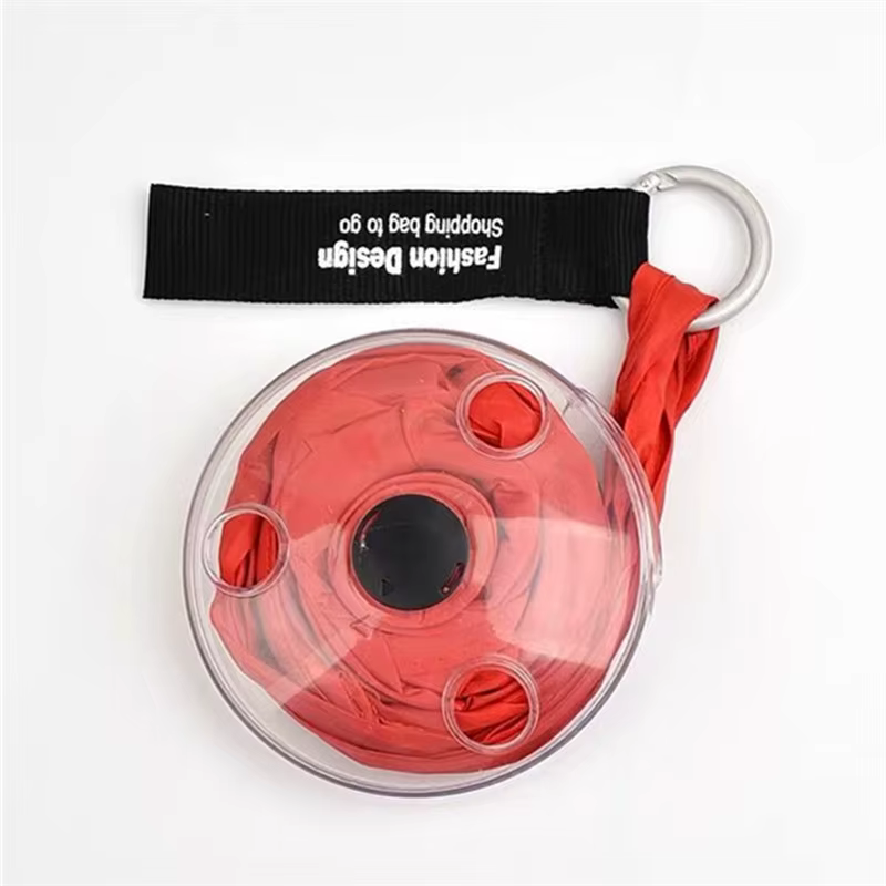 Sac de courses circulaire pliable et extensible, Ultra-petit, portable, sac de rangement multifoncti