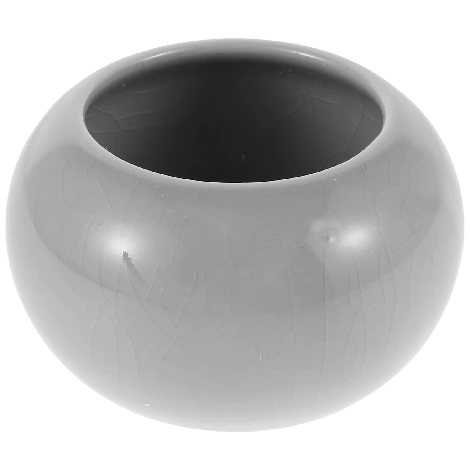 Petit pot de fleurs en céramique rond, mini vase en céramique pour plantes d'intérieur, décoration d