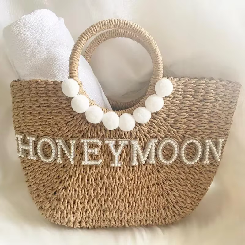 Sac de voyage rustique pour jeune mariée, lune de miel, Mme Wifey, douche de patients de mariage, co