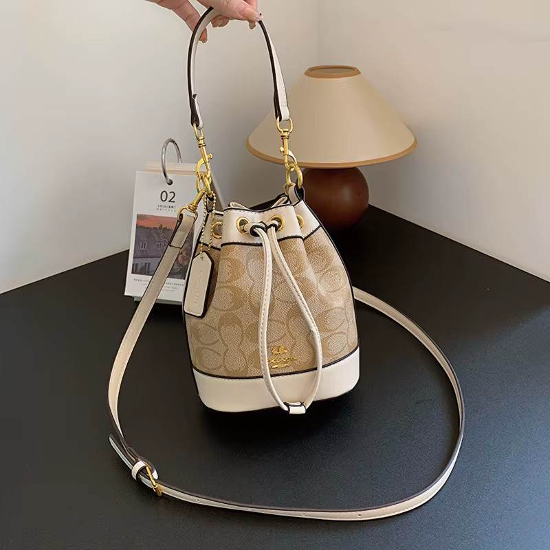 Nouveau sac seau d'eau vintage boutique pour femmes 2025, sac croisé rétro diagonale, sac à main à c
