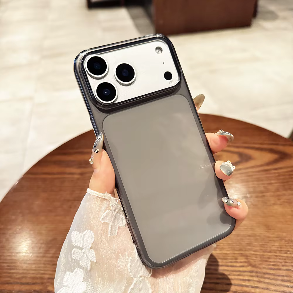 Coque souple transparente couleur bonbon colorée pour iPhone Air 17 16 15 14 13 12 11 Pro Max Plus M