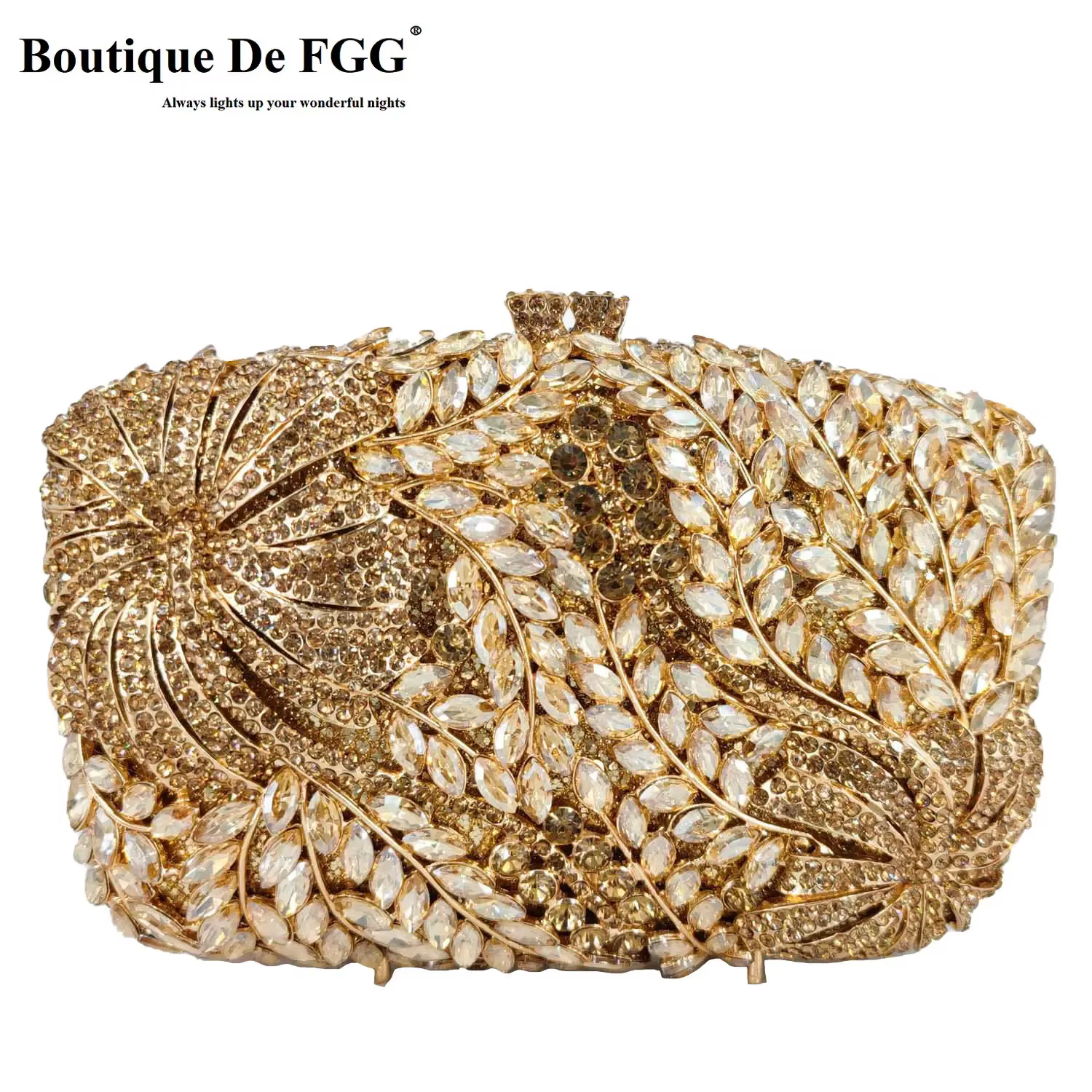 Sacs à main de soirée élégants à fleurs, pocommuniste de mariage, sacs à main de créateurs de luxe, 