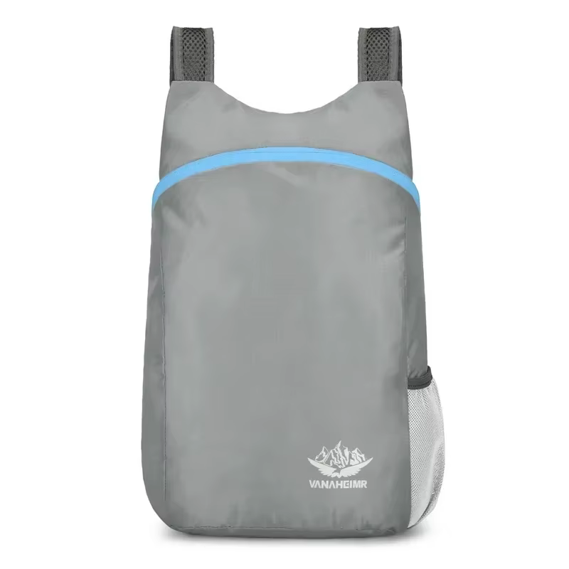 Sac à dos couleur unie, sac à bandoulière léger, grande capacité, résistant aux éclaboussures, voyag