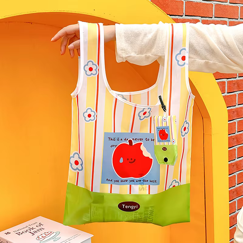 Sac à main imprimé animé Bewitching, sac de courses pliable et réutilisable de grande capacité, cade