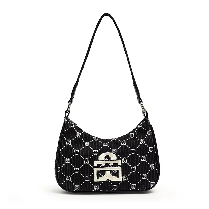 Sac à bandoulière de luxe pour femmes, sac à aisselles étanche, portefeuille de bonne qualité, fourr