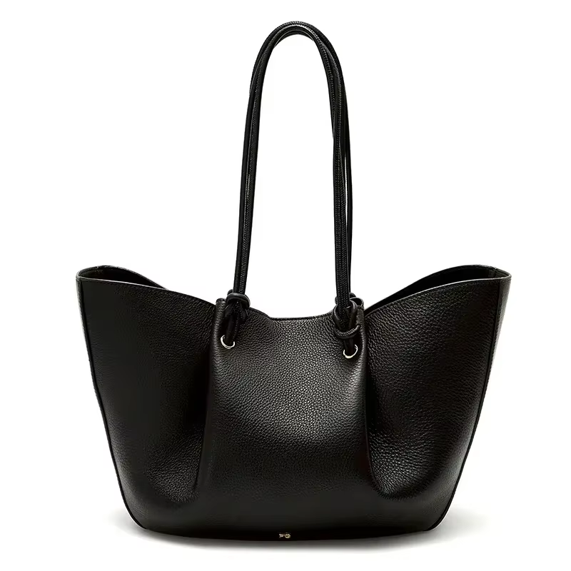Sac fourre-tout PG pour femme, sac à main de luxe en cuir grainé, sac à bandoulière grande capacité,