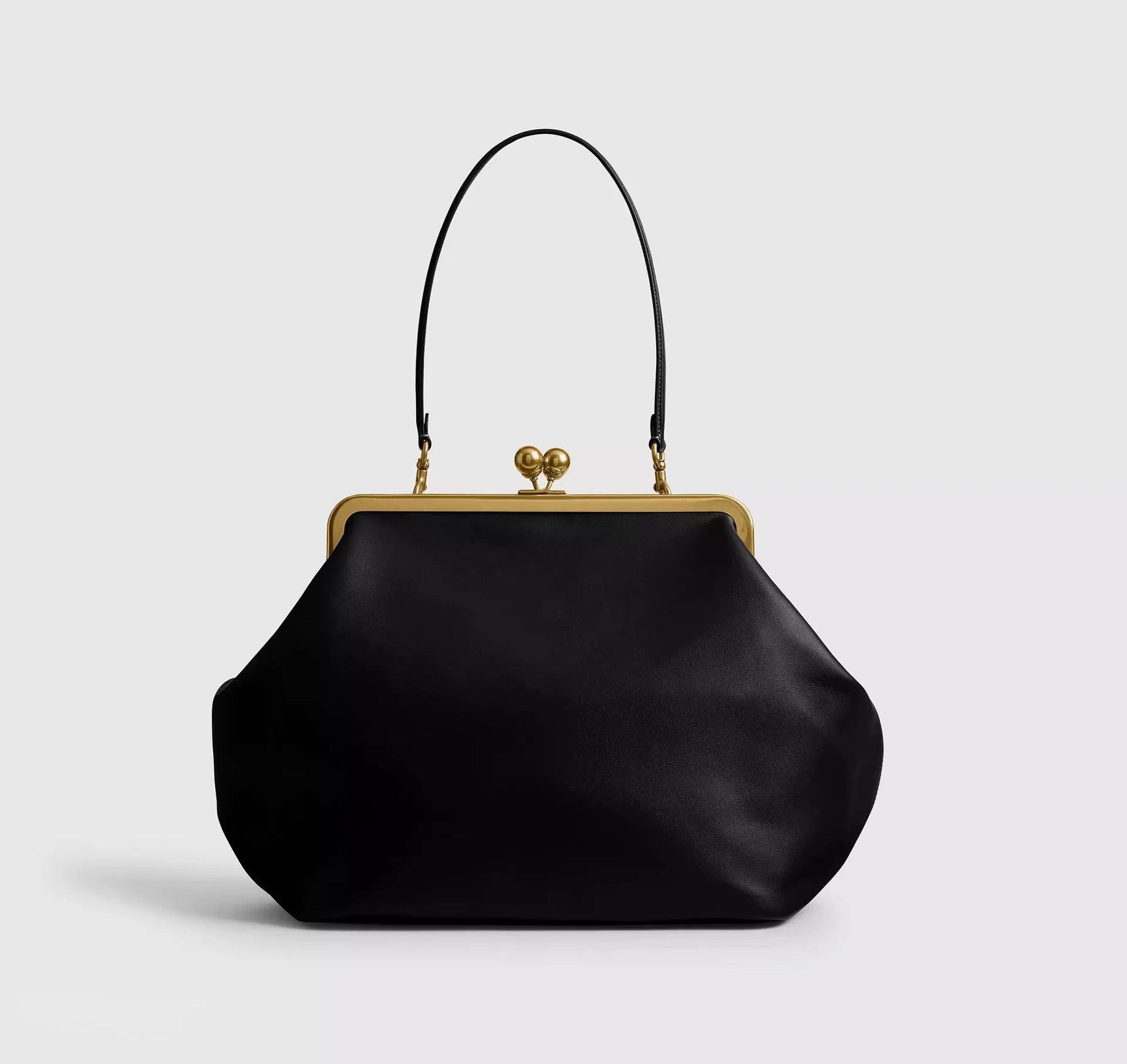 Grand sac à cadre Kisslock pour femmes, sac à main de luxe à bandoulière de styliste pour femmes, sa