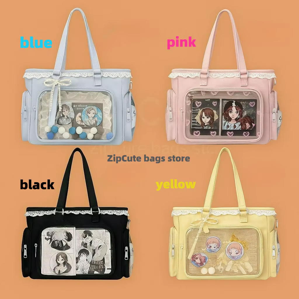 Sac à bandoulière Itabag japonais bidimensionnel motif Ballerine 'Grand Appétit', sac à main pour fe