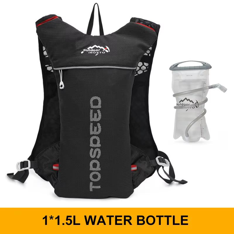 Sac à dos de trail ultra-léger 5L, gilet d'hydratation pour la course, marathon, sac à eau pour vélo