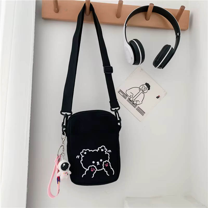 Mignon Mini toile sacs à main femmes sac petit tissu épaule sacs à bandoulière pour femmes 2023 dame