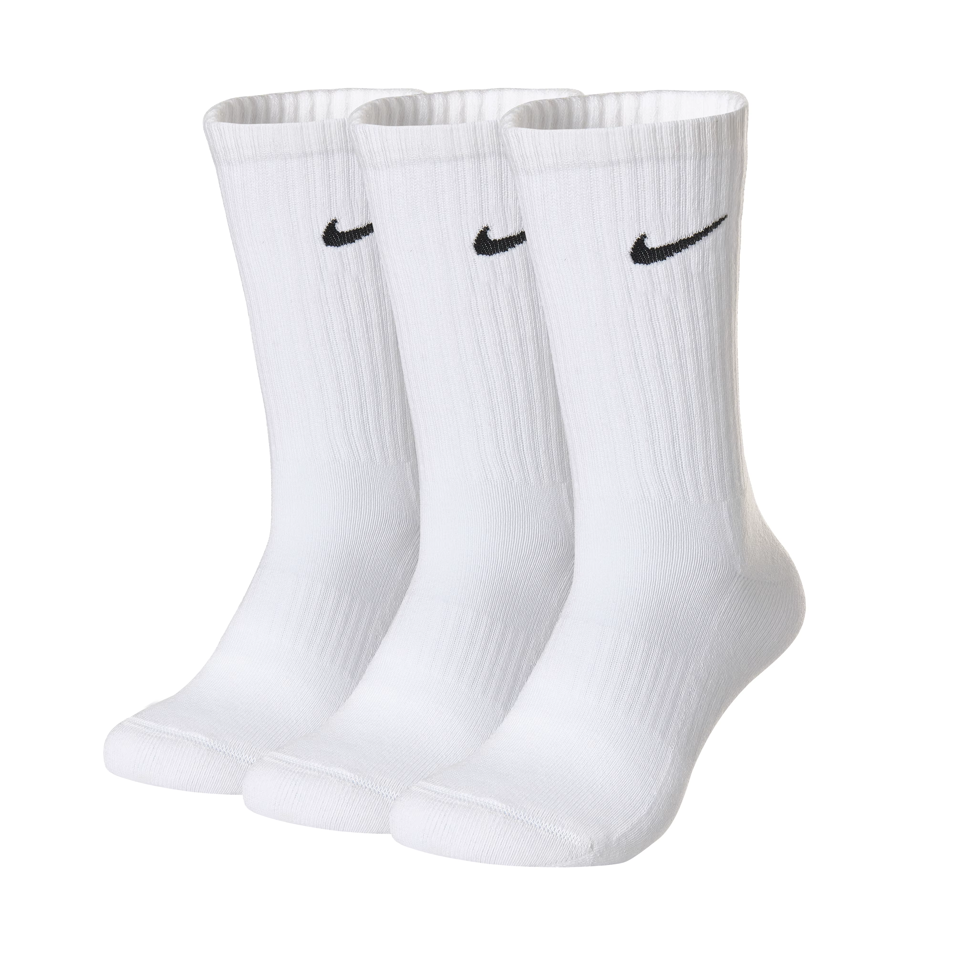Nike Chaussettes mi-mollet confortables, très extensibles et respirantes pour femmes et hommes, pour