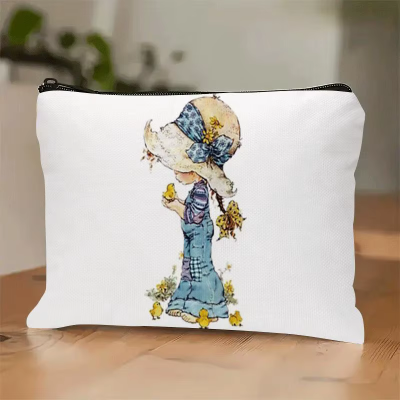 Sac de maquillage Sarah Kay - Jolie pochette multifonctionnelle à fermeture éclair pour femmes, sac 