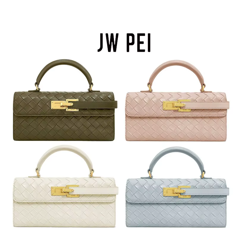 JW PEI Nouveau sac à main en cuir de crocodile haut de gamme, portable, polyvalent, léger, sac à mai