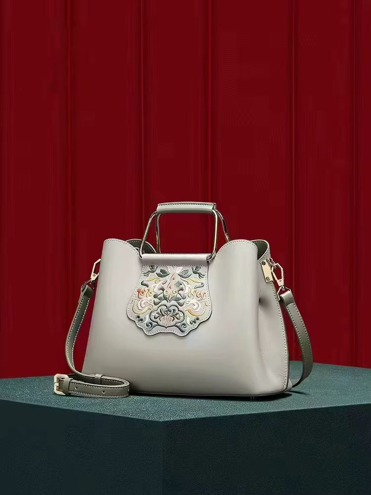 Sac à main en soie de mûrier pour femmes, nouveau style chinois rétro, atmosphère cheongsam en bambo