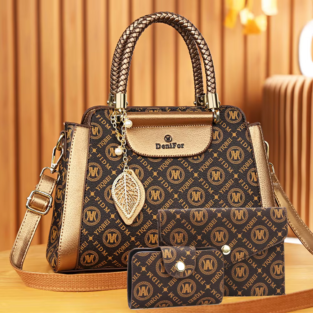 Sac à main de tempérament à la mode pour femmes, sac imprimé tendance européen et américain, bureau 