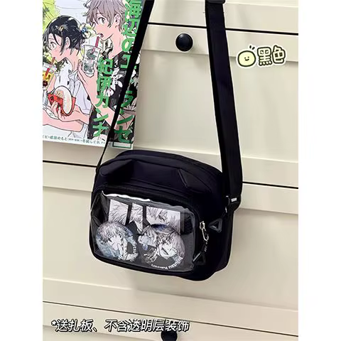 Sac japonais Harajuku pour filles mignonnes Y2K, sac Ita Transparent de dessin animé, sac de poupée