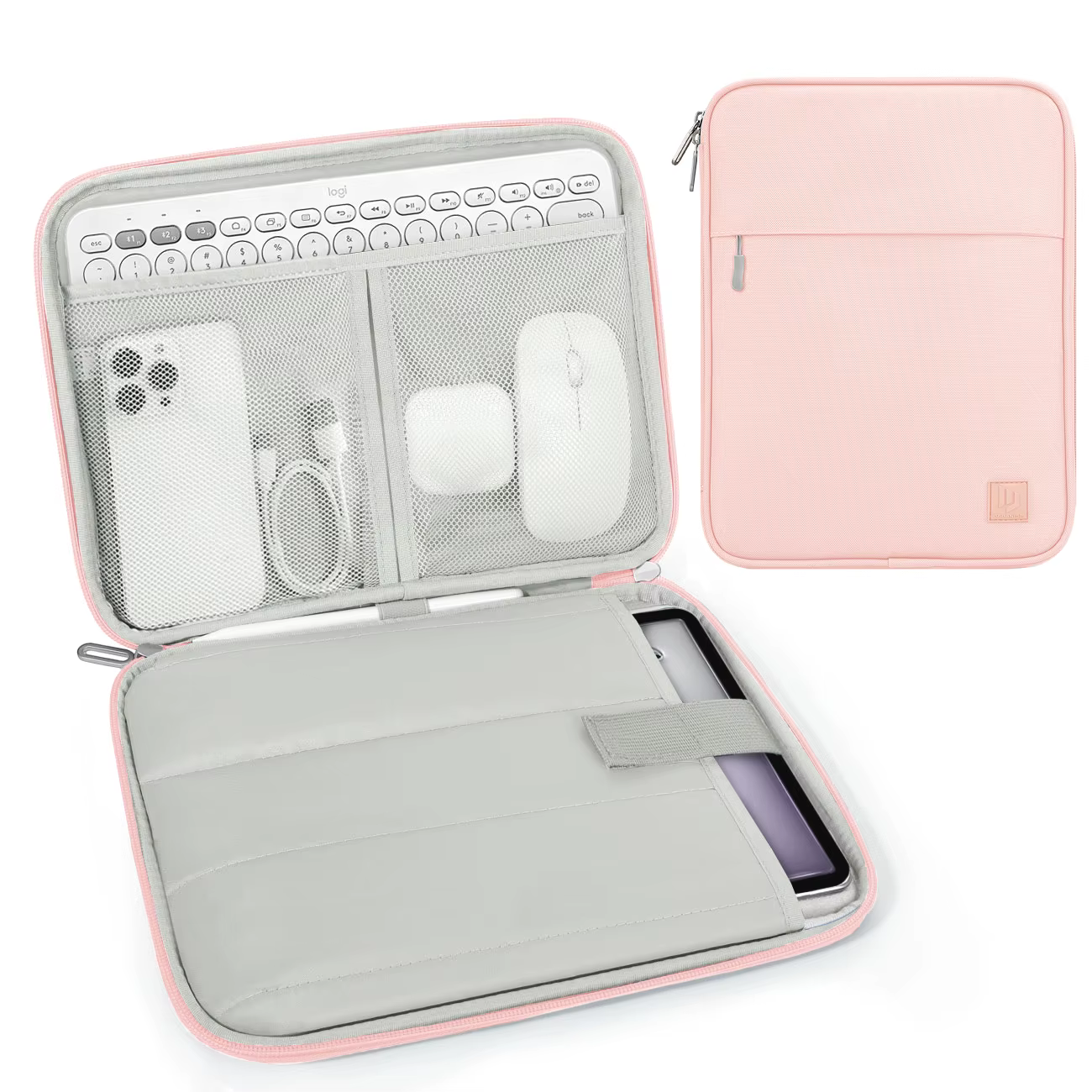Housse de transport rembourrée pour tablette 13 pouces, compatible avec iPad Air 13 M4 M3, iPad Pro 