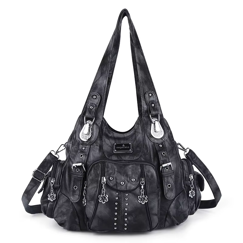 Femmes mode sacs à main femmes sacs à bandoulière en cuir PU sac à main femme sacoche grande capacit