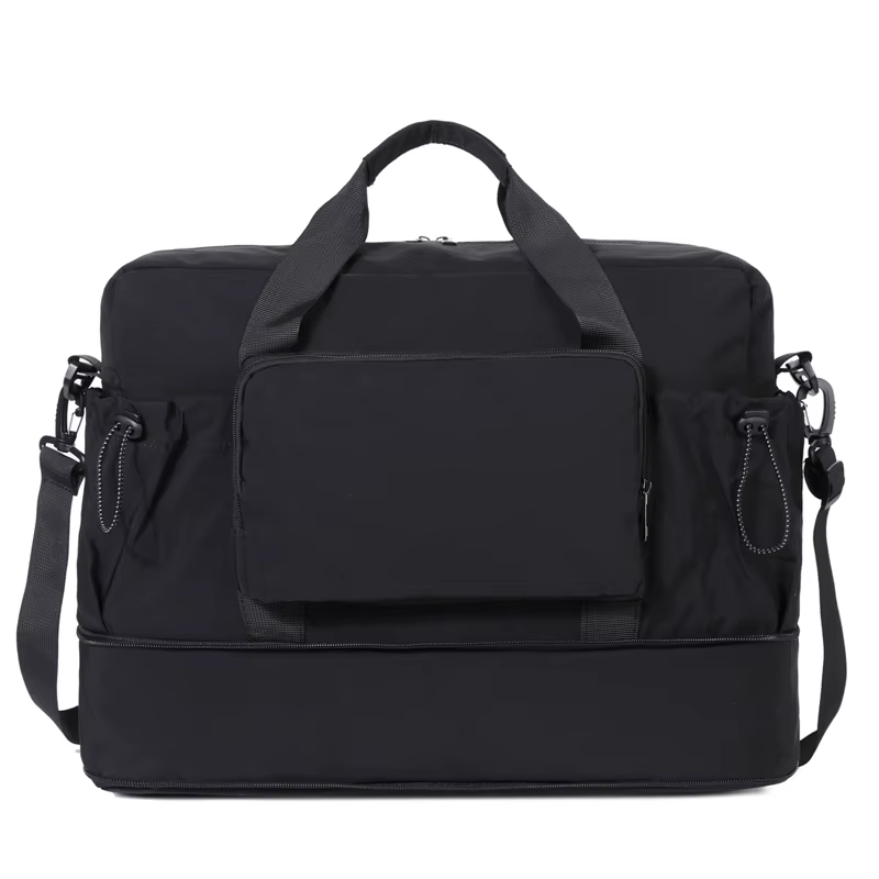 Sac de voyage fitness pour femmes, grande capacité, séparation sec/humide, sac à main léger pour les