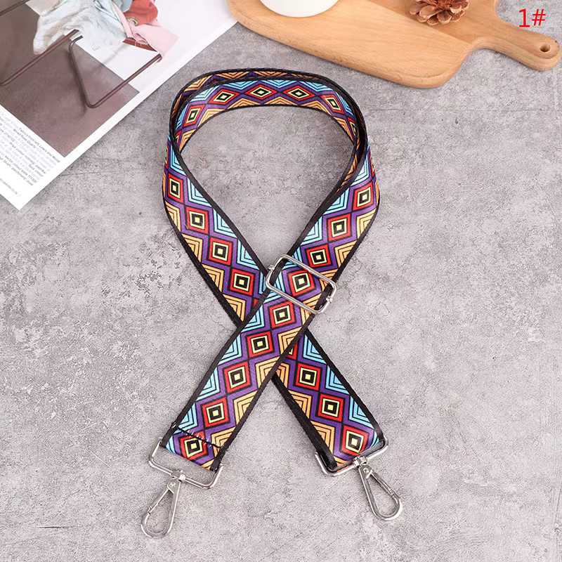 Sangle de sac à main pour femmes, 138cm, arc-en-ciel, accessoires de sacoche à bandoulière, ceinture