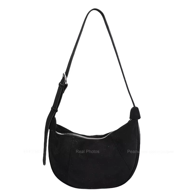LEFTSIDE rétro Faux daim léopard sac de selle 2025 sac à bandoulière tendance mode sacs à bandoulièr