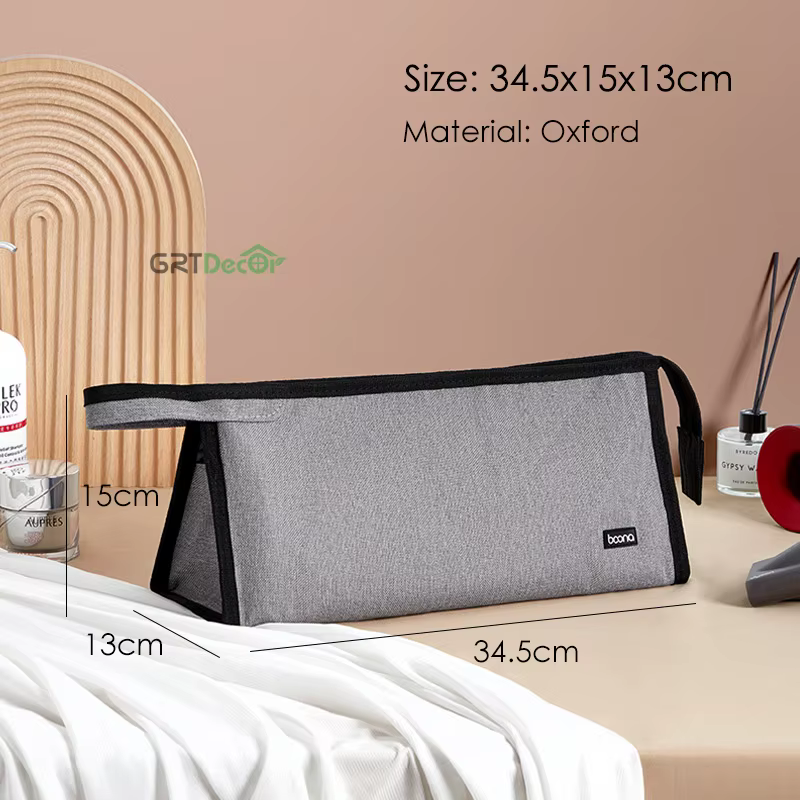 Sac de rangement pour sèche-cheveux, étui de protection en PU à la mode, pochette à fermeture éclair