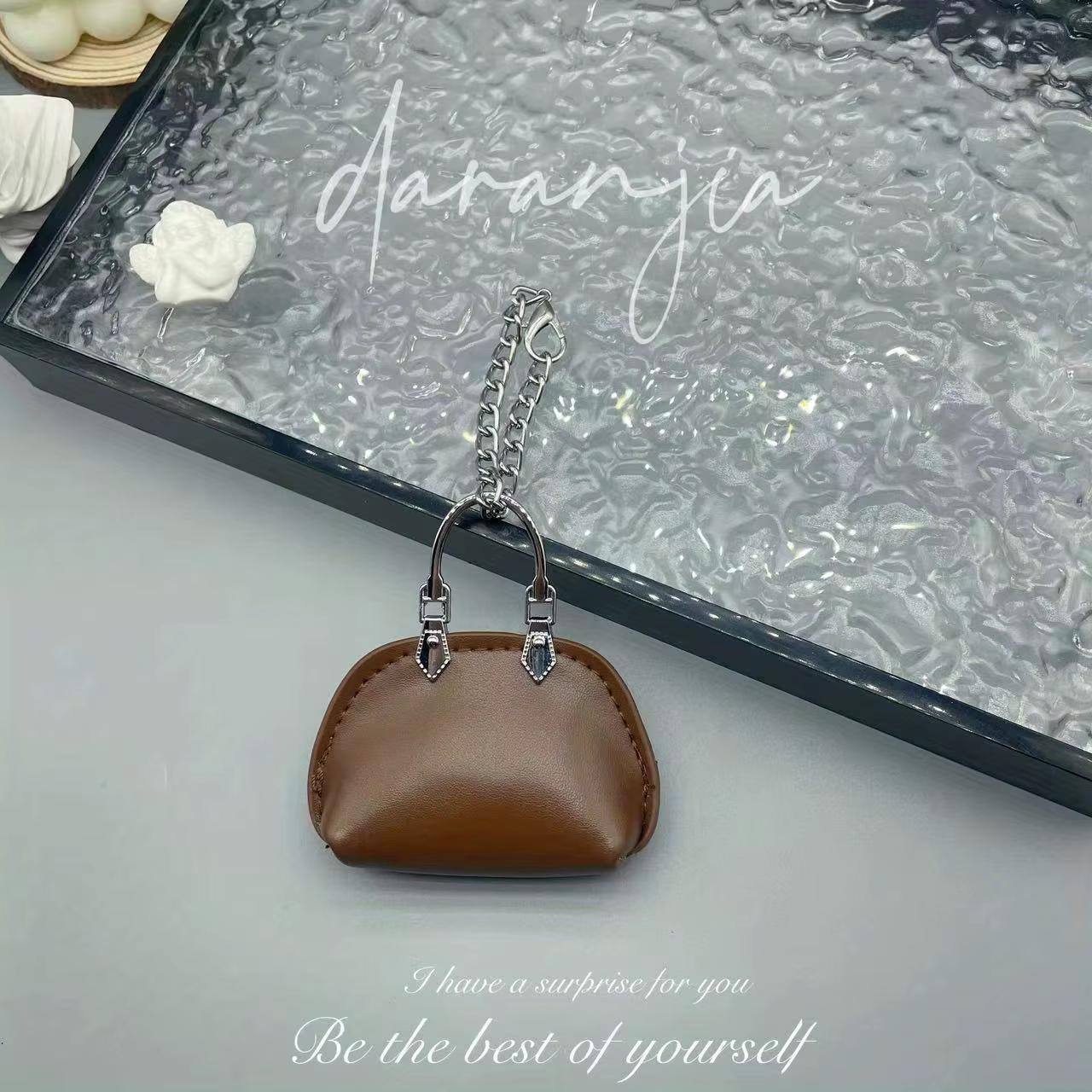 Mini petit sac exquis sac pendentif chaîne coquille sac porte-clés sac à bandoulière décoration cade