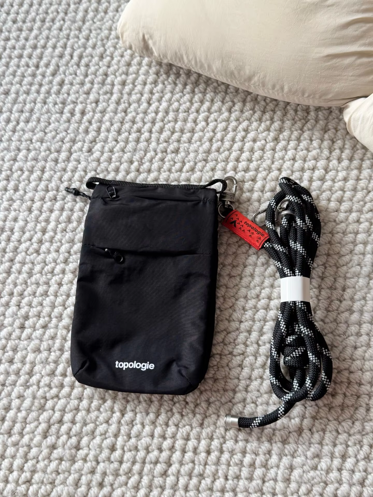 Sac de téléphone portable pliable TOG, sac bandoulière tendance japonais, porte-monnaie collaboratif