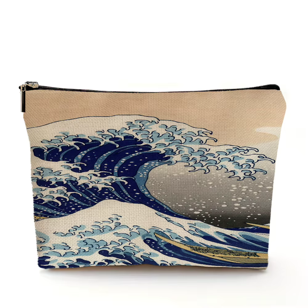 Paysage de Tokyo japon Art sac cosmétique Double impression fille sacs de maquillage mariage dame sa