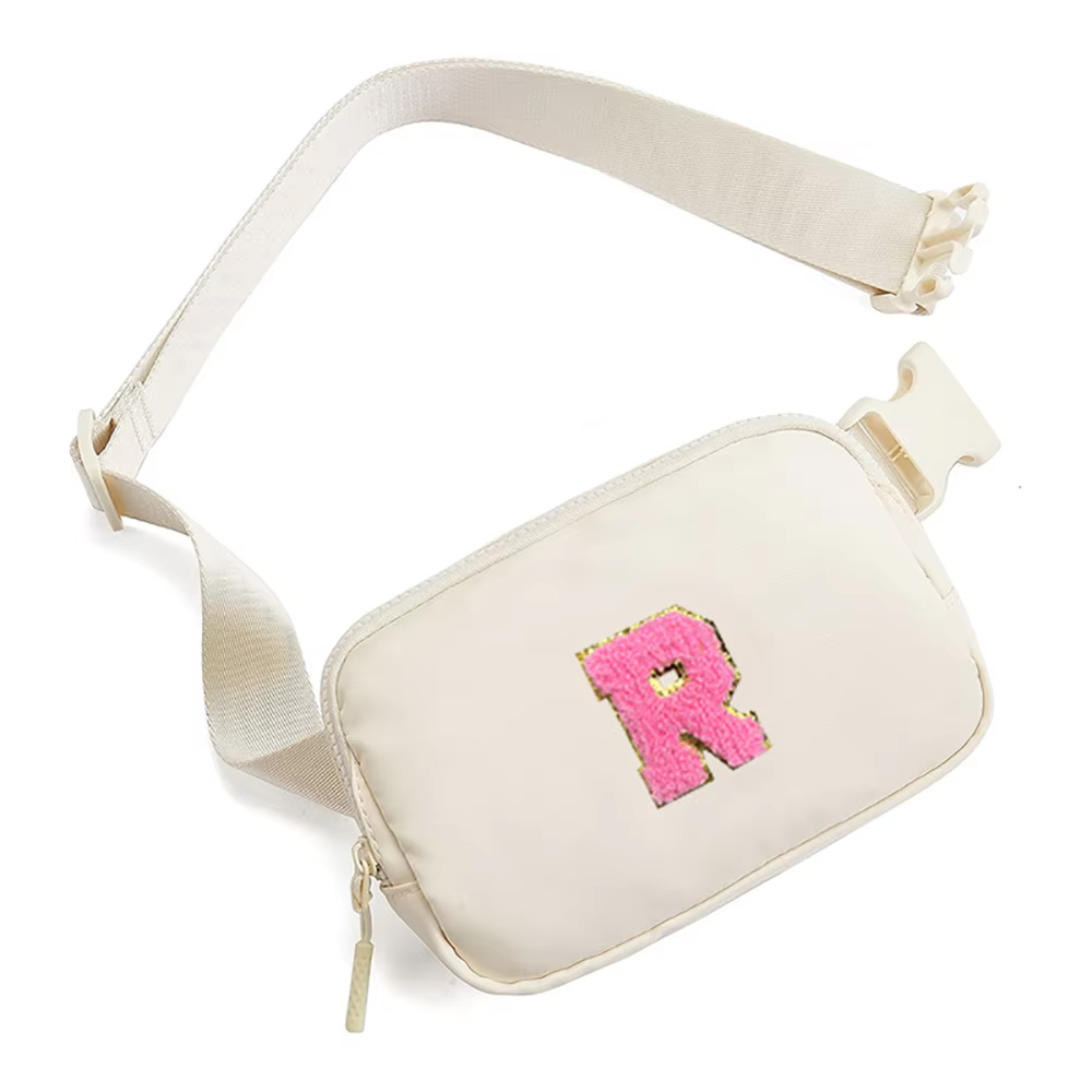 Sac banane initialisé, sac bandoulière pour filles, cadeaux d'anniversaire, articles tendance pour a