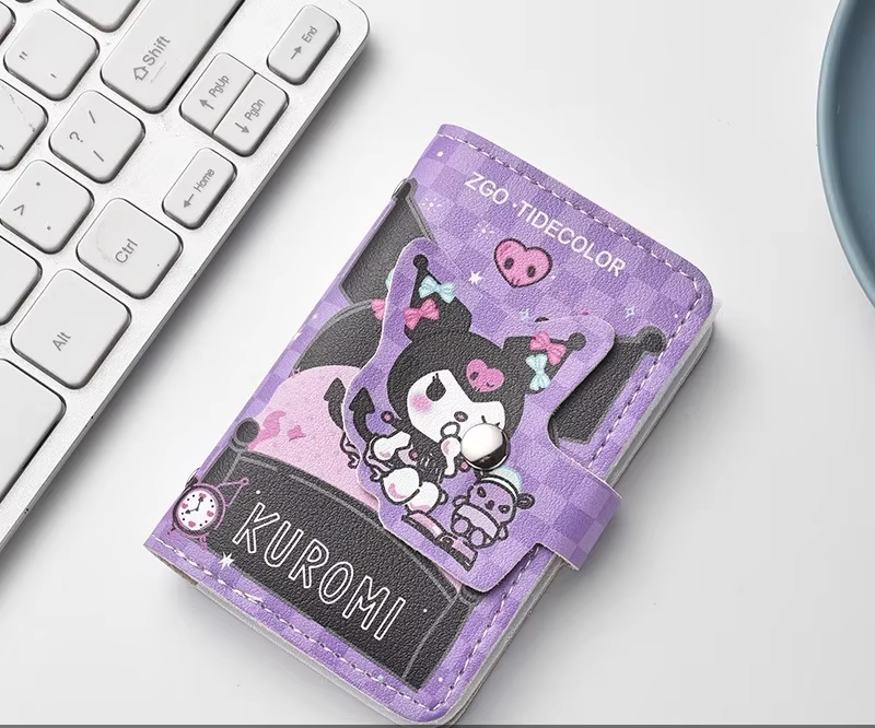 Porte-cartes pour femmes, joli porte-cartes multi-cartes, pochette de rangement pour cartes d'identi