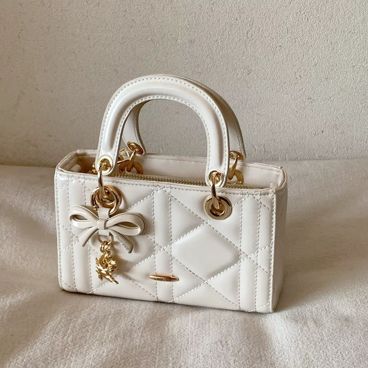 Sac à main chic et tendance pour femme, style Lady Di, idéal pour le travail et les trajets quotidie