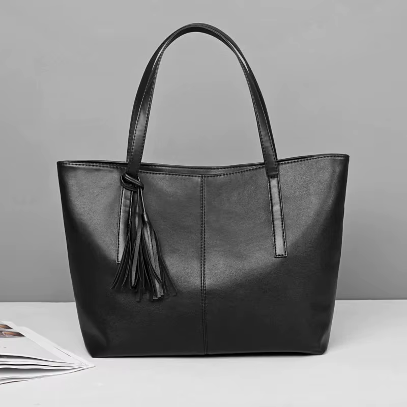 Dames grande capacité sacs à Main femmes rétro gland Design fourre-tout marque de luxe en cuir PU Sa