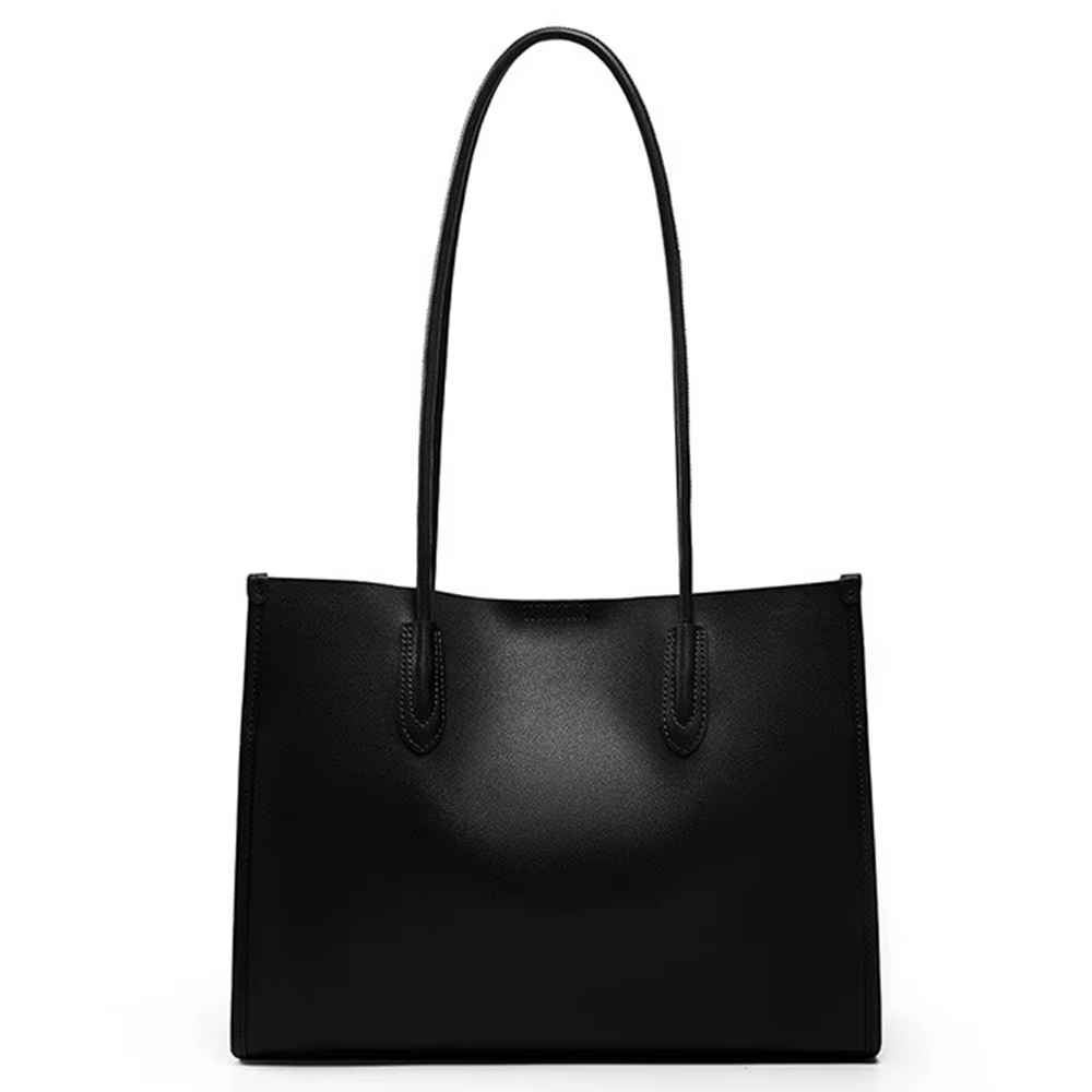 Nouveau Sac à Main Femme Kaki en Cuir Véritable, Sac à Bandoulière Grande Capacité, Sac Cabas pour D