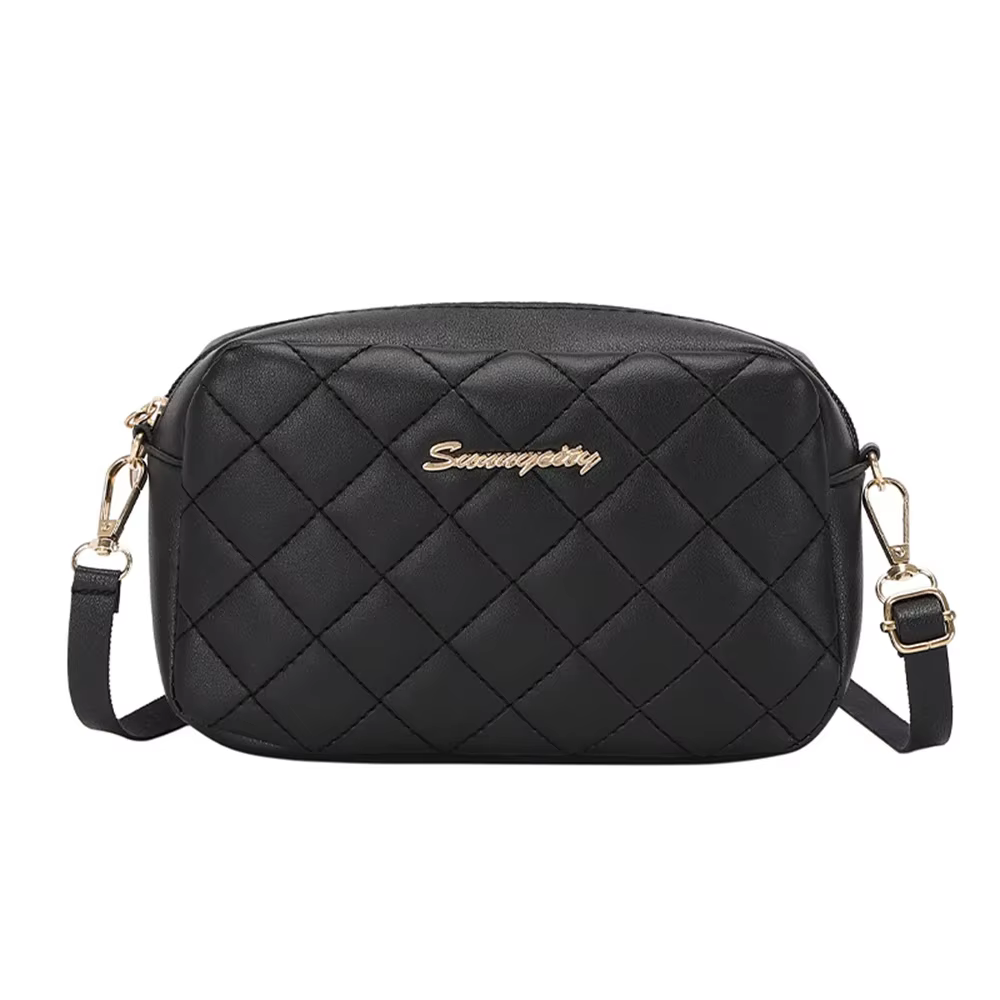 2025 gland femmes petit sac à bandoulière tendance diamant grille broderie appareil photo femmes sac