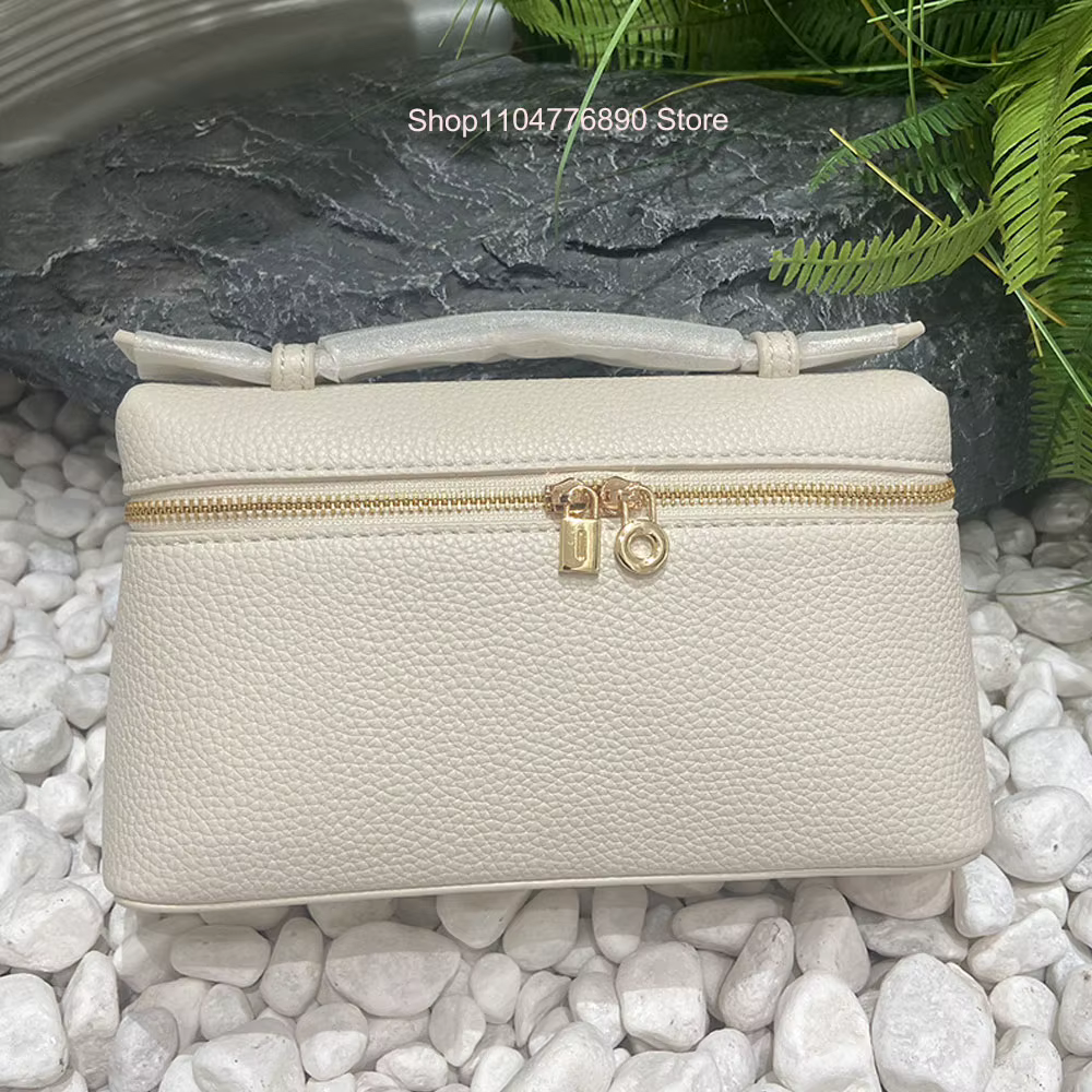 Nouveau sac bandoulière en cuir véritable souple 19/27, sac à main, sac de maquillage pour femme, sa