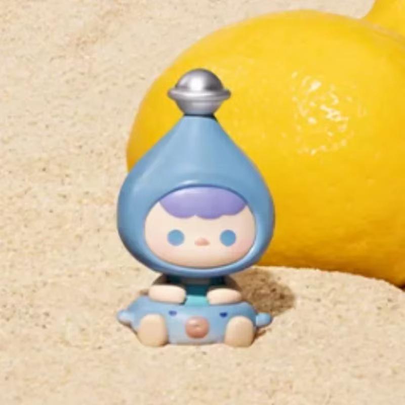 POPMART POP BEAN ISLAND VACATION Series Mini Figurines Décoratives pour la Maison et le Bureau, Cade