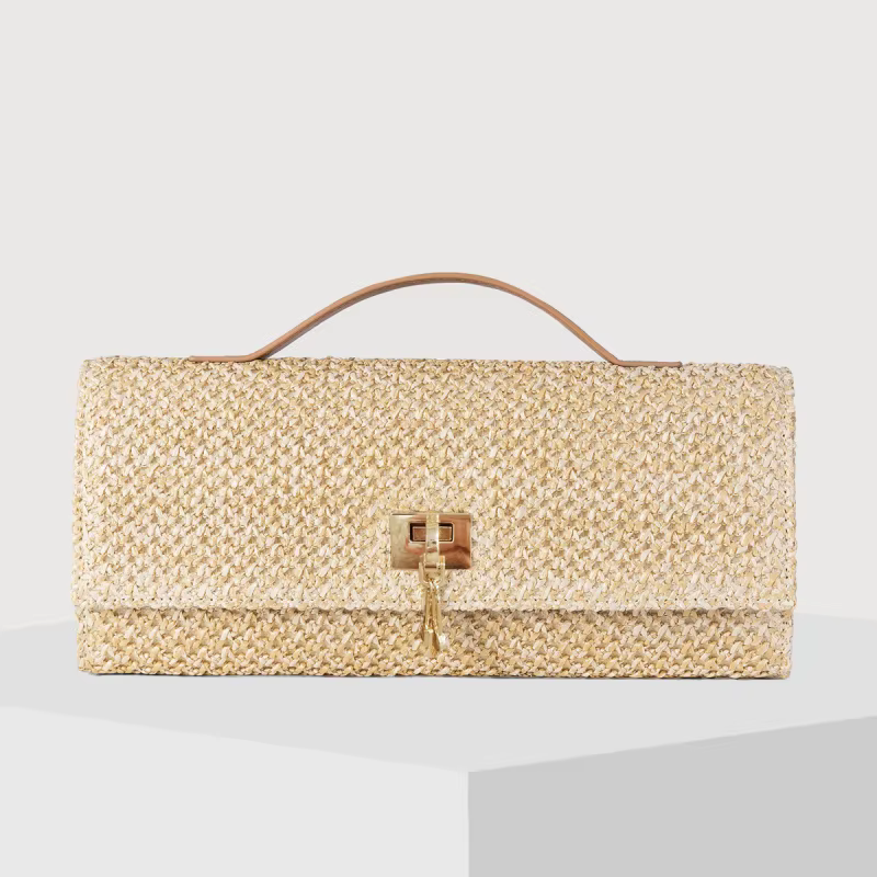 Nouveau Sac en Osier Tressé à la Main 2026 - Sac Bandoulière Femme, Sac Femme le Plus Vendu
