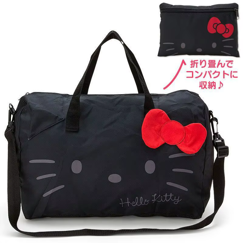 Sac de voyage pliable Hello Kitty, My Melody, Kuromi, sac à main, sac d'école, sac messager, sac à d