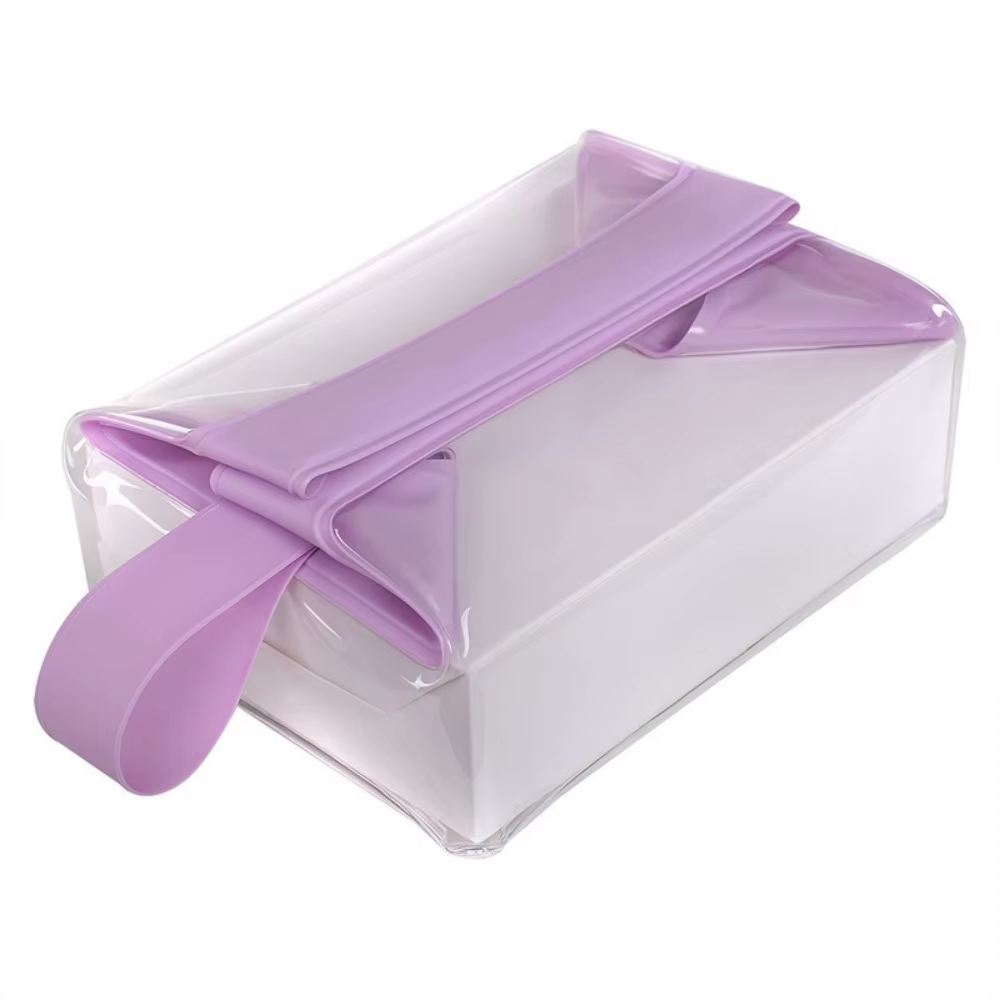 Sacs de toilette transparents à fermeture magnétique, grande capacité, étanches, sac à maquillage en