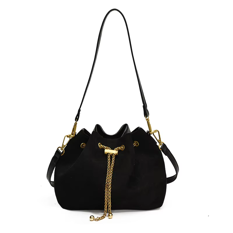 Nouveauté 2026 : Sacs à main pour femmes en tissu doux et uni, style simple, en similicuir, pour le 
